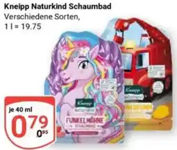 Globus Kneipp Naturkind Schaumbad Angebot
