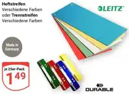 Globus LEITZ Heftstreifen oder Trennstreifen Angebot