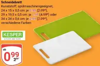 Globus KESPER Schneidebrett Angebot