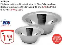 Globus ELO Schüssel Angebot