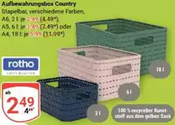 Globus rotho Aufbewahrungsbox Country Angebot