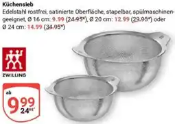 Globus ZWILLING Küchensieb Angebot