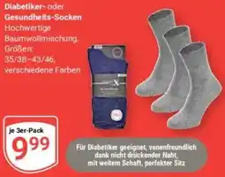 Globus Diabetiker oder Gesundheits-Socken Angebot