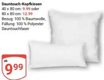 Globus Dauntouch-Kopfkissen Angebot