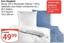 Globus Karo-Steppbett Angebot