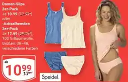 Globus Speidel Damen-Slips oder Achselhemden Angebot