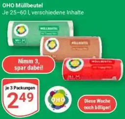 Globus OHO Müllbeutel Angebot