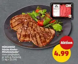 PENNY MÜHLENHOF Frische Rinder-Minutensteaks Angebot