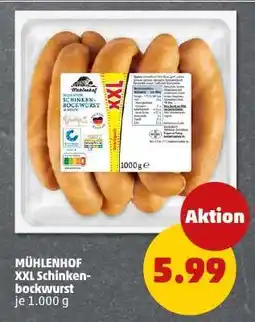 PENNY MÜHLENHOF XXL Schinkenbockwurst Angebot