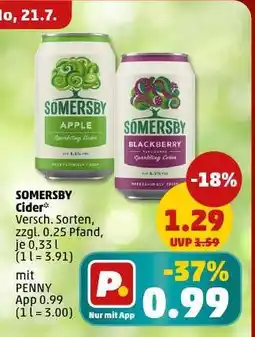 PENNY SOMERSBY Cider Angebot