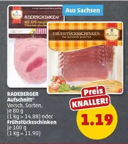 PENNY RADEBERGER Aufschnitt Angebot
