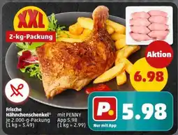 PENNY Frische Hähnchenschenkel Angebot