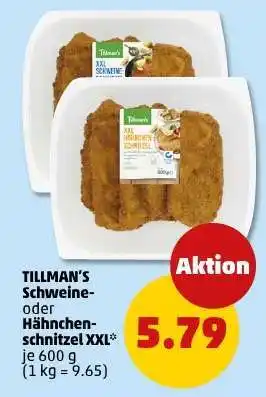 PENNY TILLMAN'S Schweine- oder Hähnchenschnitzel XXL Angebot