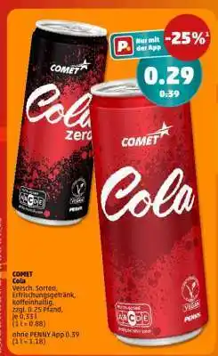 PENNY COMET Cola Angebot