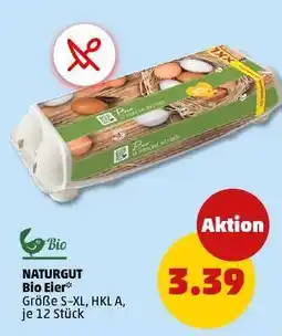 PENNY NATURGUT Bio Eier Angebot