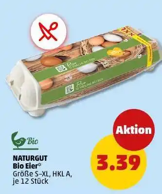 PENNY NATURGUT Bio Eier Angebot