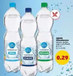 PENNY AQUIVA Mineralwasser Angebot