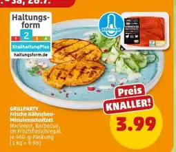 PENNY GRILLPARTY Frische Hähnchen-Minuten­schnitzel Angebot