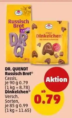 PENNY DR. QUENDT Russisch Brot Angebot