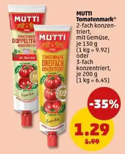 PENNY Mutti Tomatenmark Angebot