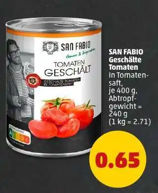 PENNY SAN FABIO Geschälte Tomaten Angebot