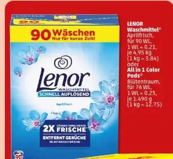 PENNY Lenor Waschmittel Angebot