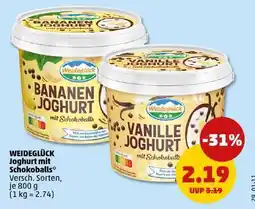 PENNY WEIDEGLÜCK Joghurt mit Schokoballs Angebot