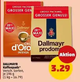 PENNY DALLMAYR Kaffeepads Angebot