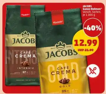 PENNY JACOBS Ganze Bohnen Angebot