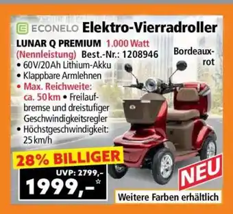 Norma ECONELO Elektro-Vierradroller Angebot
