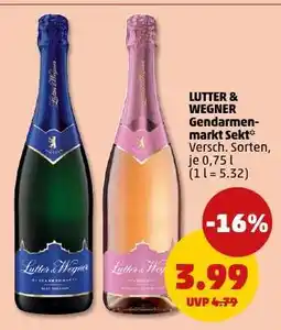 PENNY LUTTER & WEGNER Gendarmenmarkt Sekt Angebot