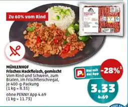 PENNY MÜHLENHOF Frisches Hackfleisch, gemischt Angebot