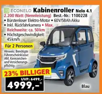 Norma Kabinenroller Nelo 4.1 Angebot