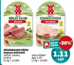 PENNY Rügenwalder Mühle Veganer Aufschnitt Angebot