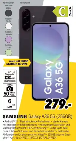 MEDIMAX SAMSUNG Galaxy A36 5G (256GB) Angebot