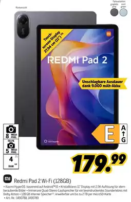 MEDIMAX Redmi Pad 2 Wi-Fi (128GB) Angebot