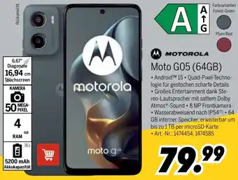 MEDIMAX MOTOROLA Moto G05 (64GB) Angebot