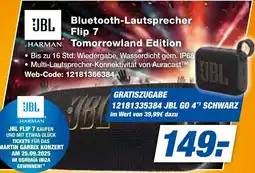 expert Techno Land JBL Bluetooth-Lautsprecher Flip 7 Tomorrowland Edition Angebot