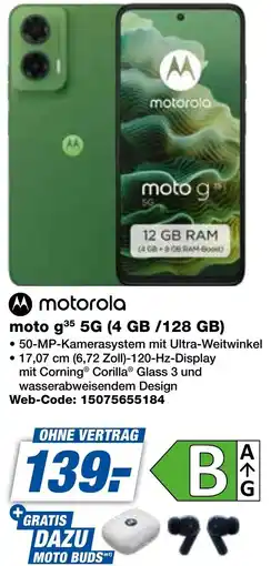 expert Techno Land Motorola moto g 35 5G (4 GB/128 GB) Angebot