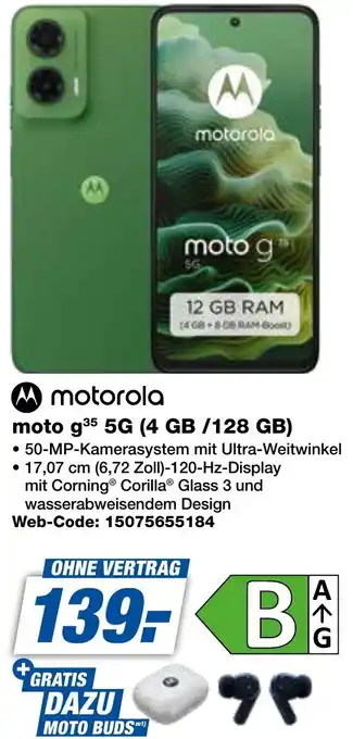 expert Techno Land Motorola moto g 35 5G (4 GB/128 GB) Angebot