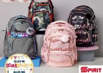 Woolworth Spirit Schreibwaren Schulrucksack Angebot