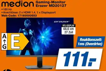 expert Techno Land medion Gaming-Monitor Erazer MD20127 Angebot