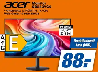 expert Techno Land acer Monitor SB243YG0 Angebot