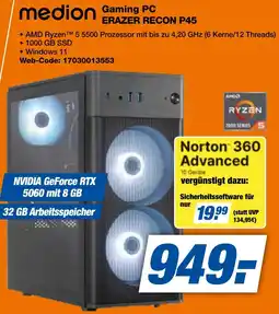 expert Techno Land medion Gaming PC ERAZER RECON P45 Angebot