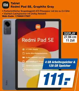 expert Techno Land Tablet Redmi Pad SE, Graphite Gray Angebot