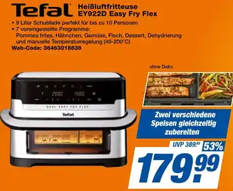 expert Techno Land Tefal Heißluftfritteuse E922D Easy Fry Flex Angebot