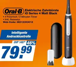 expert Techno Land Oral-B Elektrische Zahnbürste iO Series 4 Matt Black Angebot