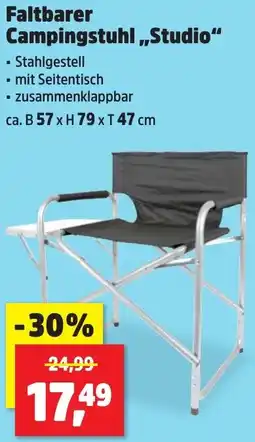 Thomas Philipps Faltbarer Campingstuhl ,,Studio" Angebot