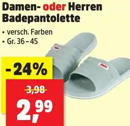 Thomas Philipps Damen- oder Herren Badepantolette Angebot