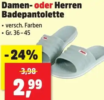 Thomas Philipps Damen- oder Herren Badepantolette Angebot